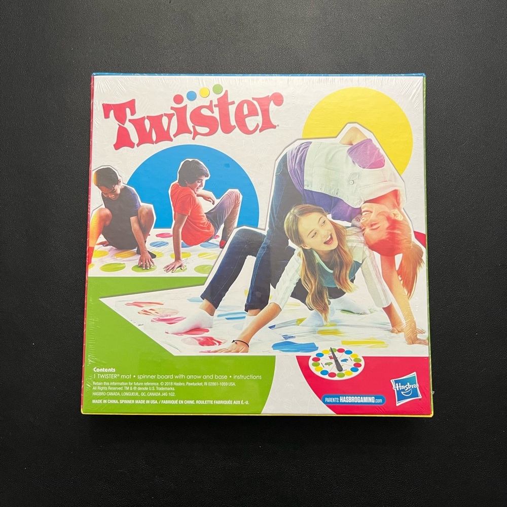 Hasbro Twister Game with Colorful Dots - Picture 2 of 3